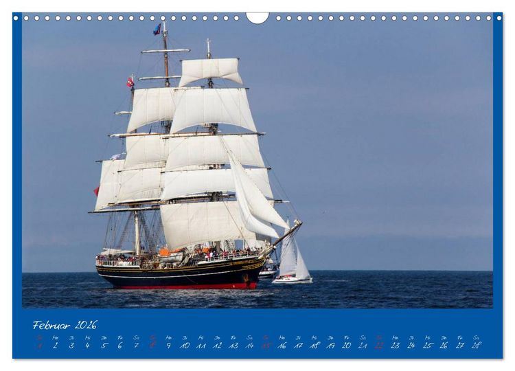 Produktbild: Unter Segeln (Wandkalender 2026 DIN A3 quer), CALVENDO Monatskalender