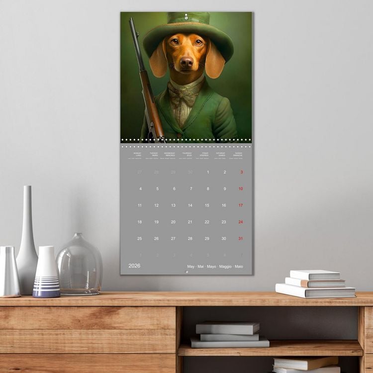 Produktbild: If dogs were humans (Wall Calendar 2026 12 &times; 12 Inch) CALVENDO 12 Month Wall Calendar