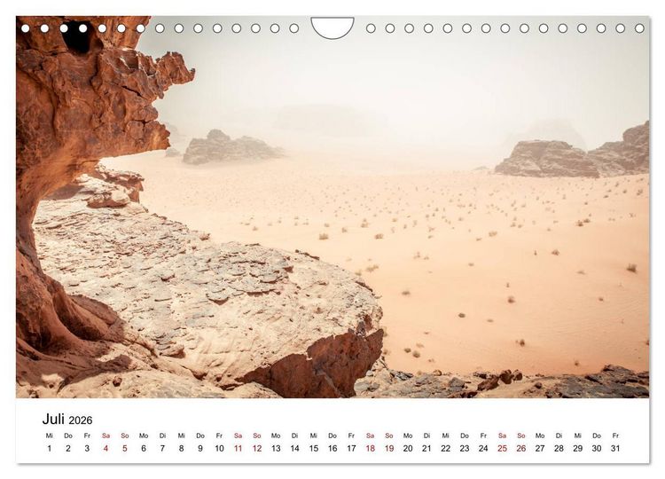 Produktbild: W&uuml;sten der Welt (Wandkalender 2026 DIN A4 quer), CALVENDO Monatskalender