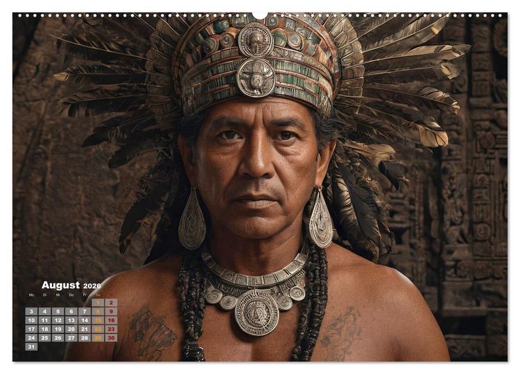 Produktbild: Gesichter der Menschheit (Wandkalender 2026 DIN A2 quer), CALVENDO Monatskalender