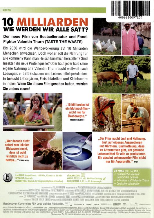 Produktbild: 10 Milliarden - Wie werden wir alle satt?