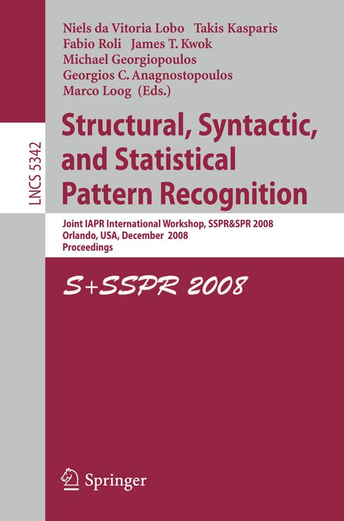 Produktbild: Structural, Syntactic, and Statistical Pattern Recognition