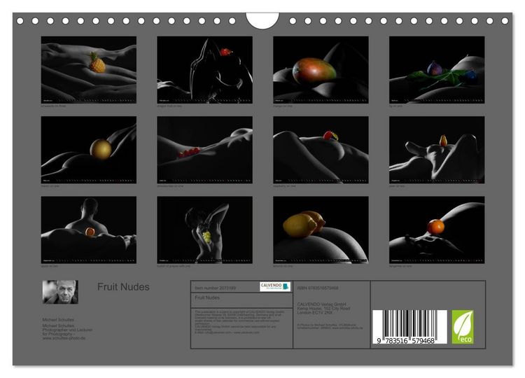Produktbild: Fruit Nudes (Wall Calendar 2026 DIN A4 landscape), CALVENDO 12 Month Wall Calendar
