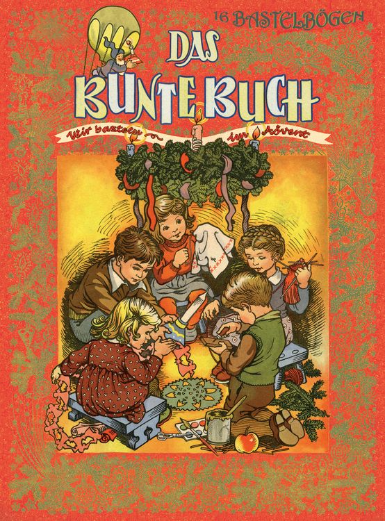 Produktbild: Das Bunte Buch - Weihnachts-Bastelb&ouml;gen