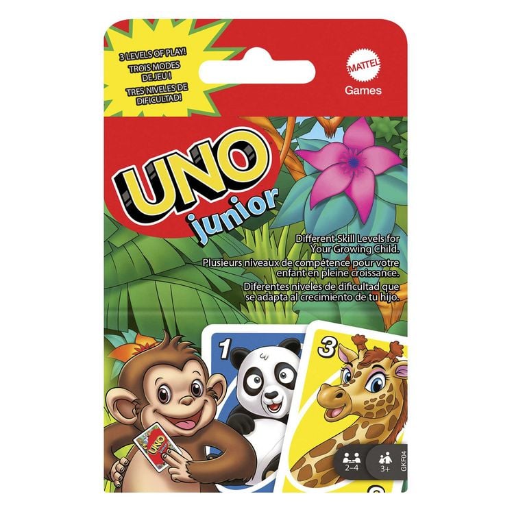 Produktbild: Mattel GKF04 - UNO Junior Kartenspiel, für Kinder ab 3 Jahren