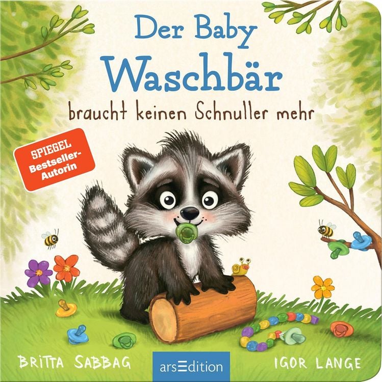 Produktbild: Der Baby Waschb&auml;r braucht keinen Schnuller mehr