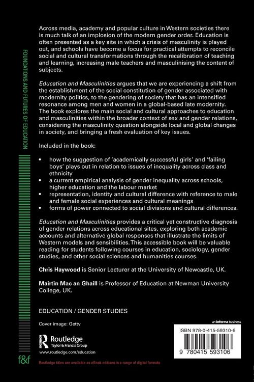Produktbild: Education and Masculinities