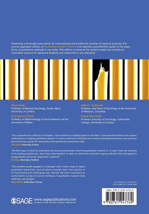 Produktbild: Qualitative Research Practice