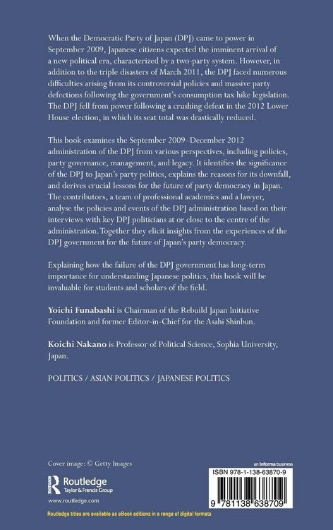 Produktbild: The Democratic Party of Japan in Power