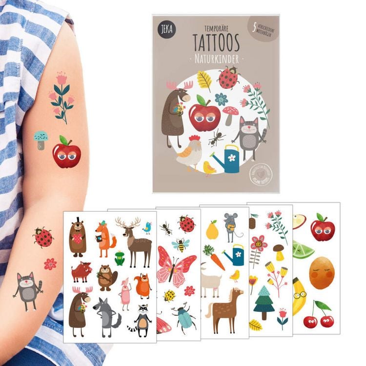 Produktbild: Tempor&auml;re Tattoos Naturkinder