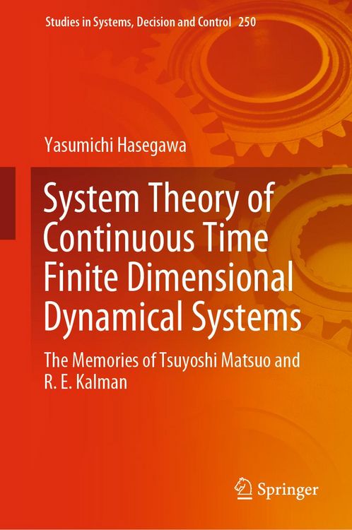 Produktbild: System Theory of Continuous Time Finite Dimensional Dynamical Systems