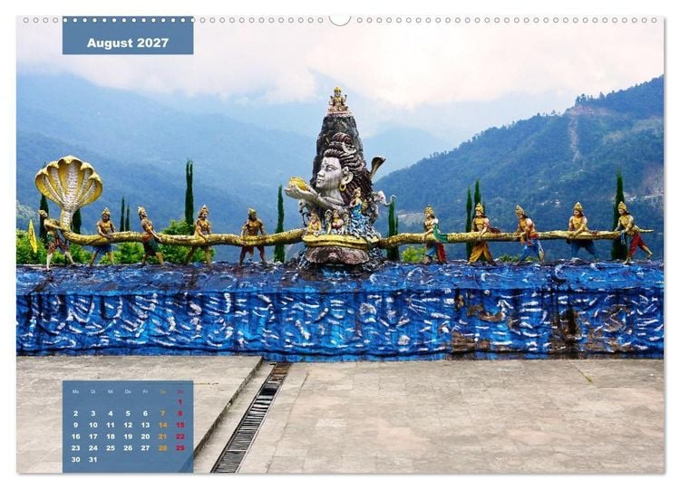 Produktbild: Sikkim &ndash; Buddhistisches Kleinod im Himalaya (hochwertiger Premium Wandkalender 2027 DIN A2 quer), Kunstdruck in Hochglanz