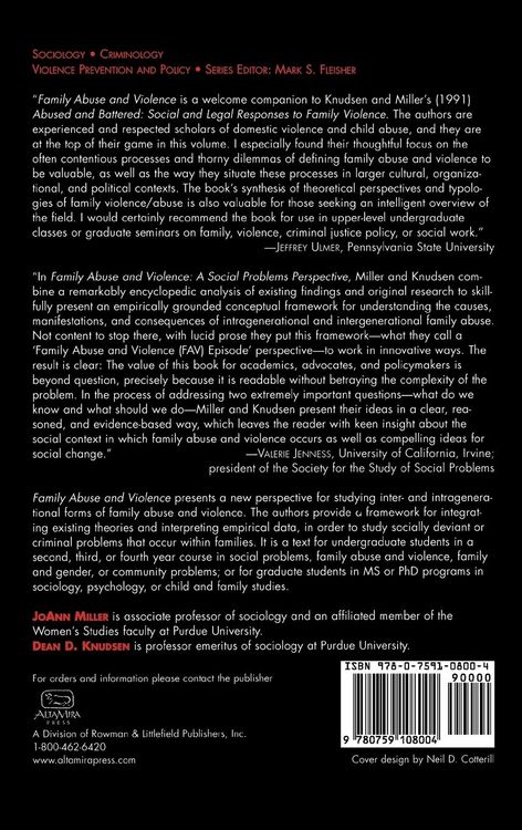 Produktbild: Family Abuse and Violence