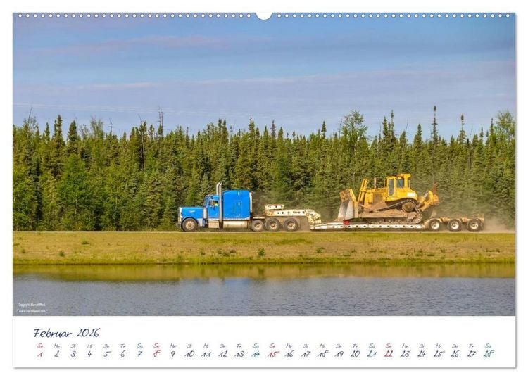 Produktbild: US Cars & Trucks in Alaska (hochwertiger Premium Wandkalender 2026 DIN A2 quer), Kunstdruck in Hochglanz