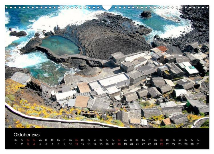 Produktbild: Insel El Hierro - Perle der Kanaren (Wandkalender 2026 DIN A3 quer), CALVENDO Monatskalender