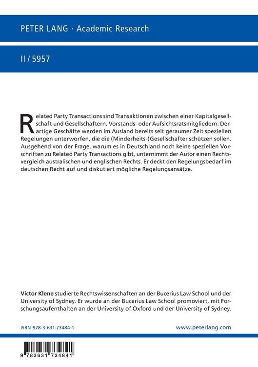 Produktbild: Related Party Transactions