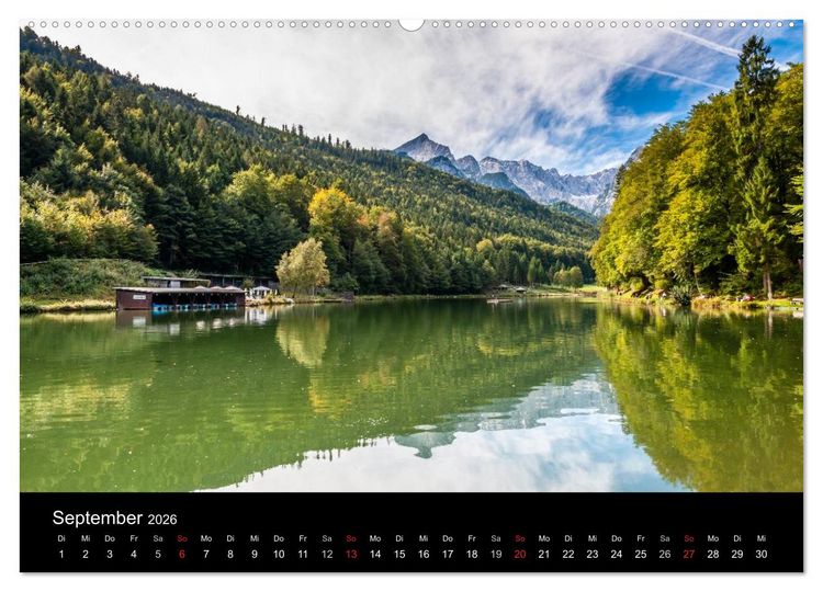 Produktbild: Traumlandschaft Werdenfelser Land - Teil II (Wandkalender 2026 DIN A2 quer), CALVENDO Monatskalender
