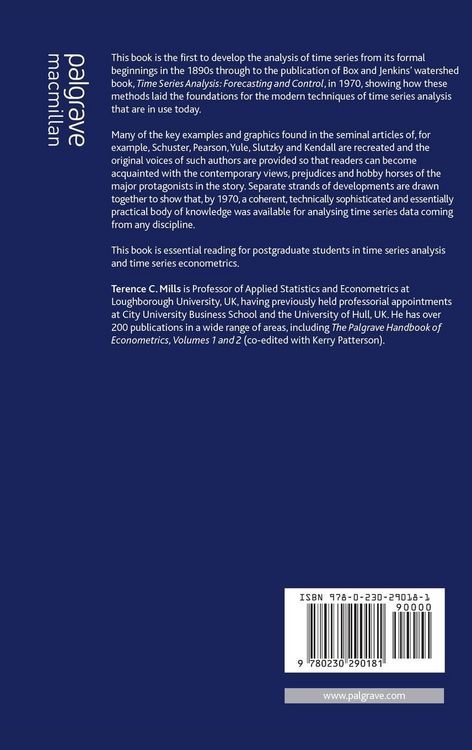 Produktbild: The Foundations of Modern Time Series Analysis