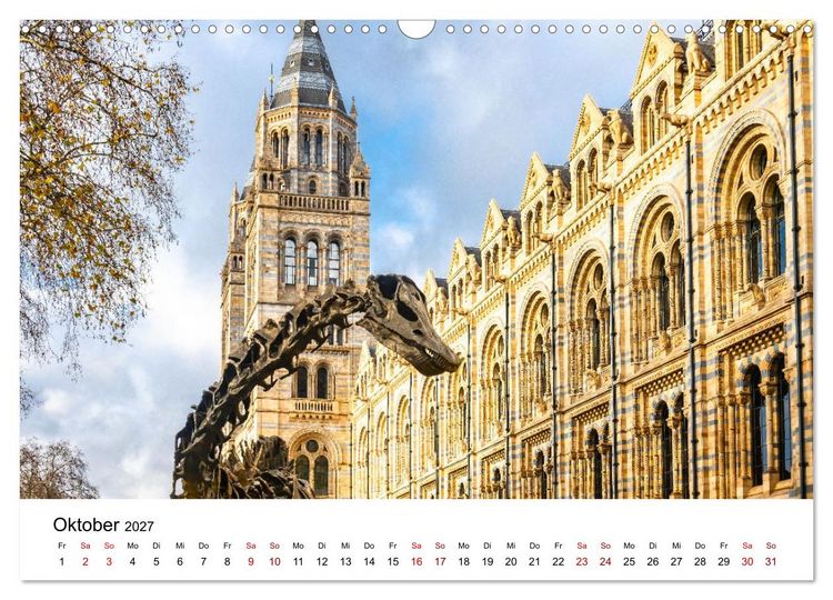Produktbild: London, bunt und sch&ouml;n! (Wandkalender 2027 DIN A3 quer), CALVENDO Monatskalender