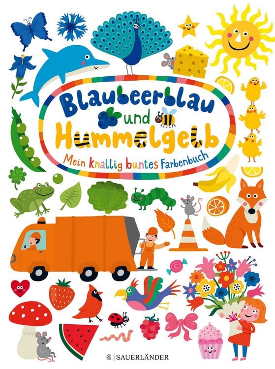 Produktbild: Blaubeerblau und Hummelgelb Mein knallig buntes Farbenbuch
