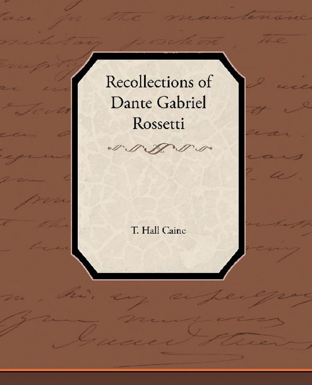 Produktbild: Recollections of Dante Gabriel Rossetti