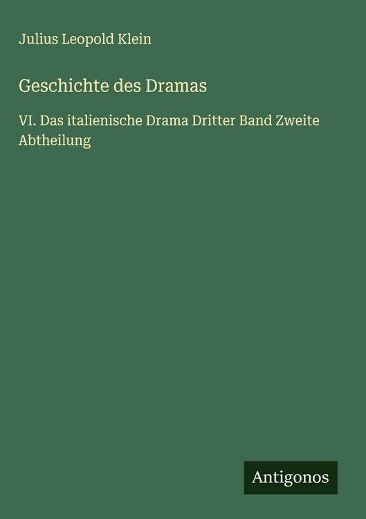 Produktbild: Geschichte des Dramas