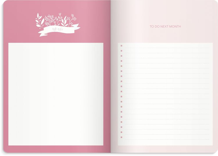Produktbild: Burde Week Planner undated pink