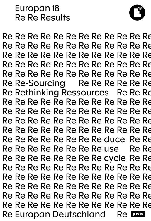 Produktbild: Europan 18: Ressourcen neu denken / Re-Sourcing