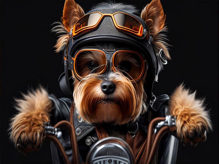 Produktbild: CALVENDO Puzzle Ein Motiv aus dem Kalender Der humoristische Yorkshire Terrier Kalender | 1000 Teile Lege-Gr&ouml;&szlig;e 64x48cm Foto-Puzzle f&uuml;r gl&uuml;ckliche Stunden