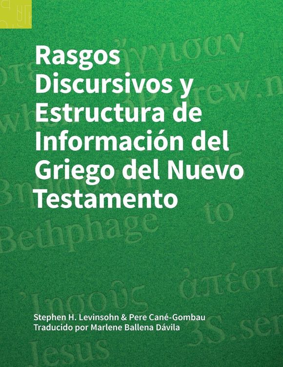 Produktbild: Rasgos Discursivos y Estructura de Informaci&oacute;n del Griego del Nuevo Testamento