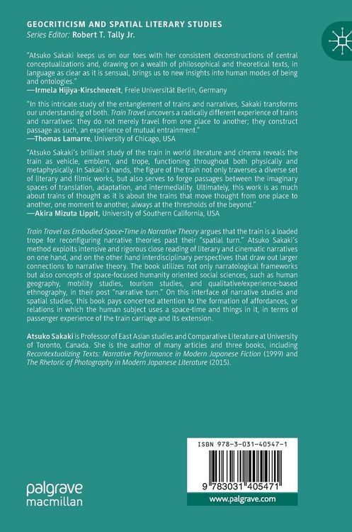 Produktbild: Train Travel as Embodied Space-Time in Narrative Theory