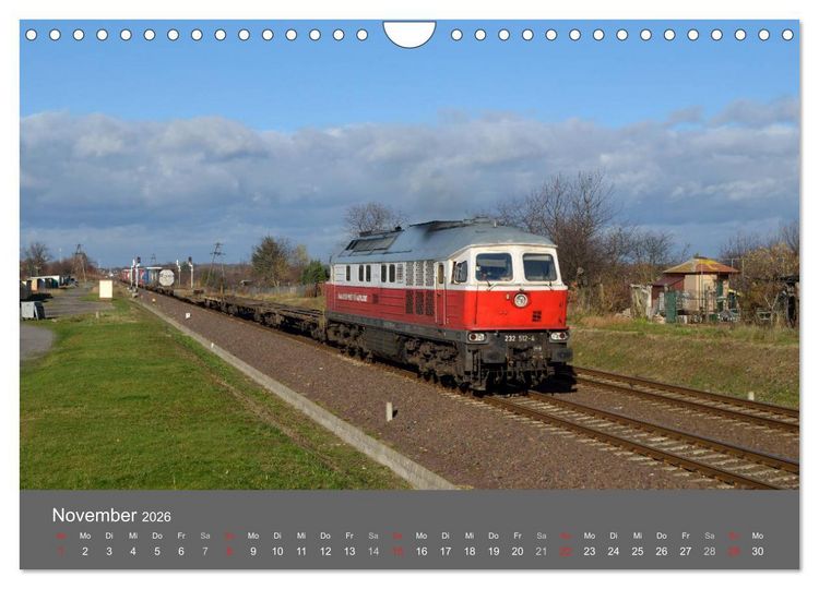 Produktbild: Eisenbahn Kalender 2026 - Oberlausitz und Nachbarl&auml;nder (Wandkalender 2026 DIN A4 quer), CALVENDO Monatskalender