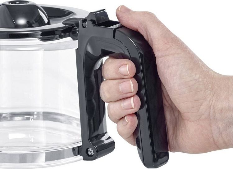 Produktbild: Severin KA 4825 "TYPE SWITCH" Kaffeemaschine Edelstahl, Schwarz Fassungsverm&ouml;gen Tassen=10 Glaskanne