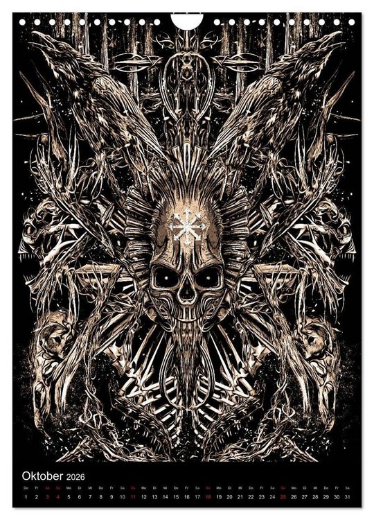 Produktbild: BLOODBOY/DARK ILLUSTRATION (Wandkalender 2026 DIN A4 hoch), CALVENDO Monatskalender