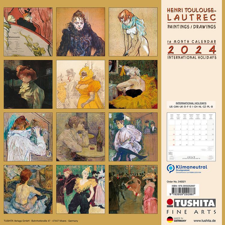 Produktbild: Henri Toulouse-Lautrec 2024