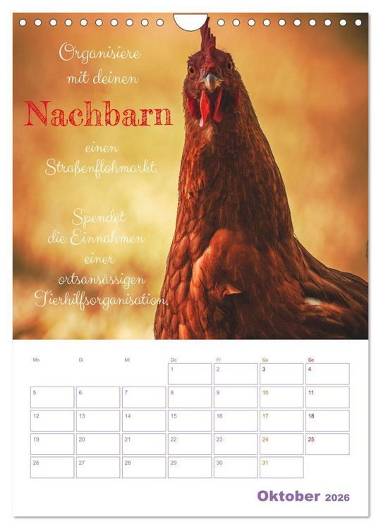 Produktbild: Tierische Challenges: F&uuml;r mehr Bewusstsein und mehr Tierschutz (Wandkalender 2026 DIN A4 hoch), CALVENDO Monatskalender