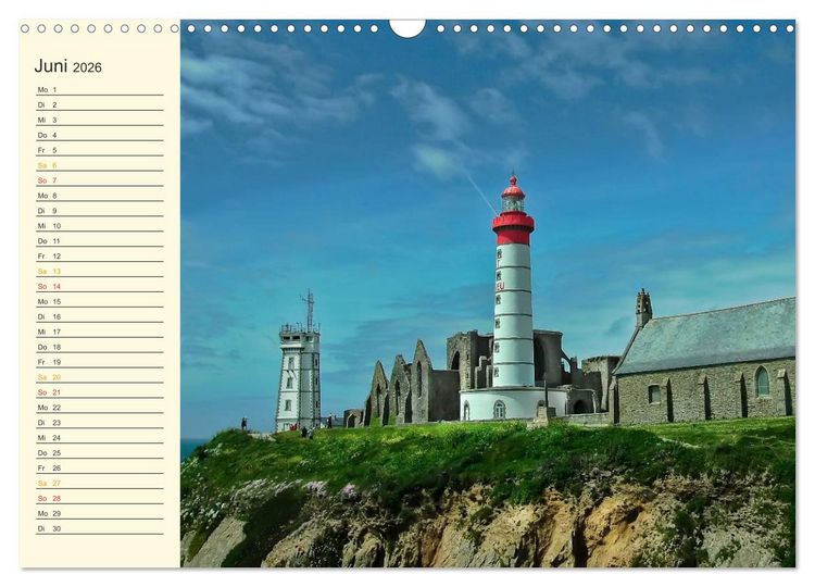 Produktbild: Leuchtt&uuml;rme - maritime Wegweiser weltweit (Wandkalender 2026 DIN A3 quer), CALVENDO Monatskalender