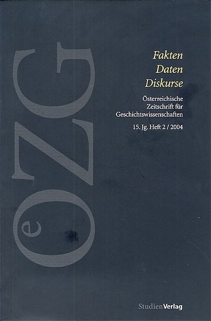 Produktbild: &Ouml;sterreichische Zeitschrift f&uuml;r Geschichtswissenschaften 2/04