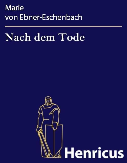 Produktbild: Nach dem Tode