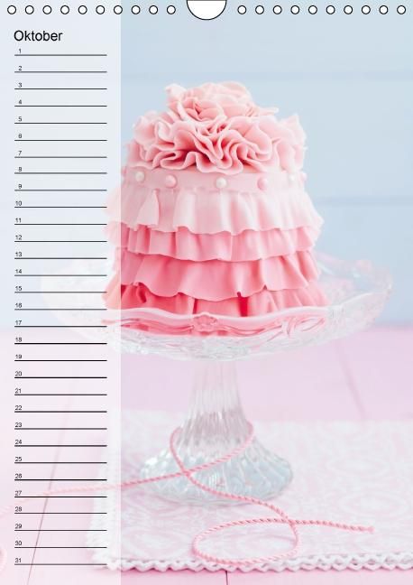 Produktbild: Geb&auml;ck-Couture K&uuml;chenplaner (Wandkalender immerw&auml;hrend DIN A4 hoch)