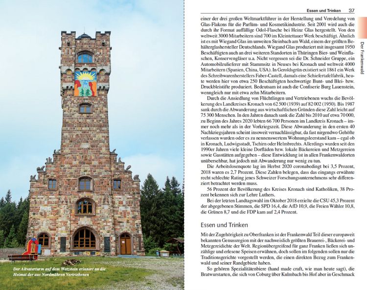Produktbild: TRESCHER Reisef&uuml;hrer Frankenwald