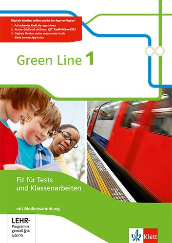 Produktbild: Green Line 1. Fit f&uuml;r Tests und Klassenarbeiten mit L&ouml;sungsheft und Mediensammlung. Neue Ausgabe