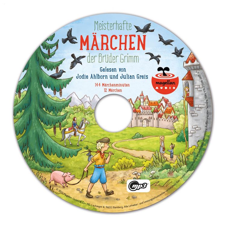 Produktbild: Meisterhafte M&auml;rchen der Br&uuml;der Grimm, mit MP3-CD