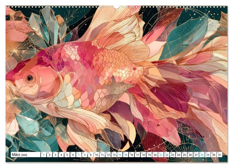 Produktbild: Bohemian Tierzauber (hochwertiger Premium Wandkalender 2026 DIN A2 quer), Kunstdruck in Hochglanz