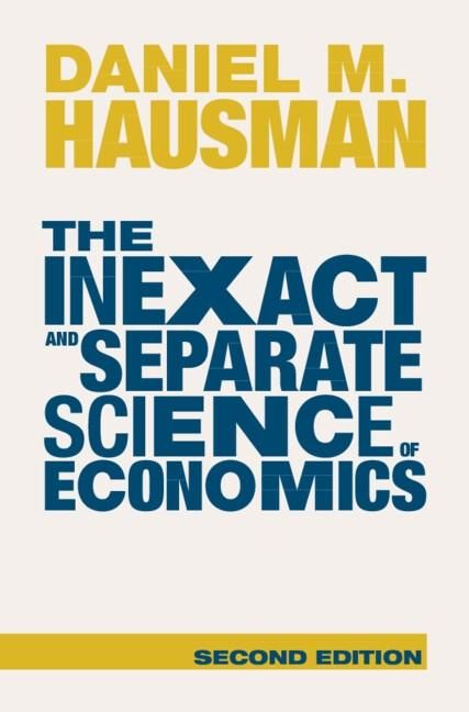 Produktbild: Inexact and Separate Science of Economics