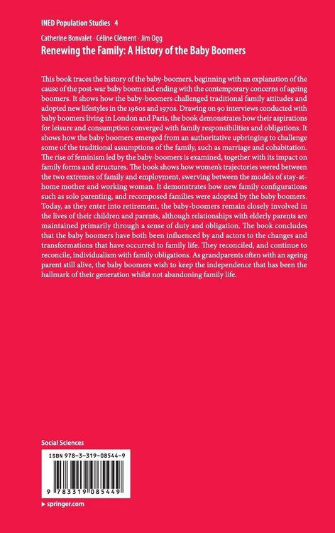 Produktbild: Renewing the Family: A History of the Baby Boomers