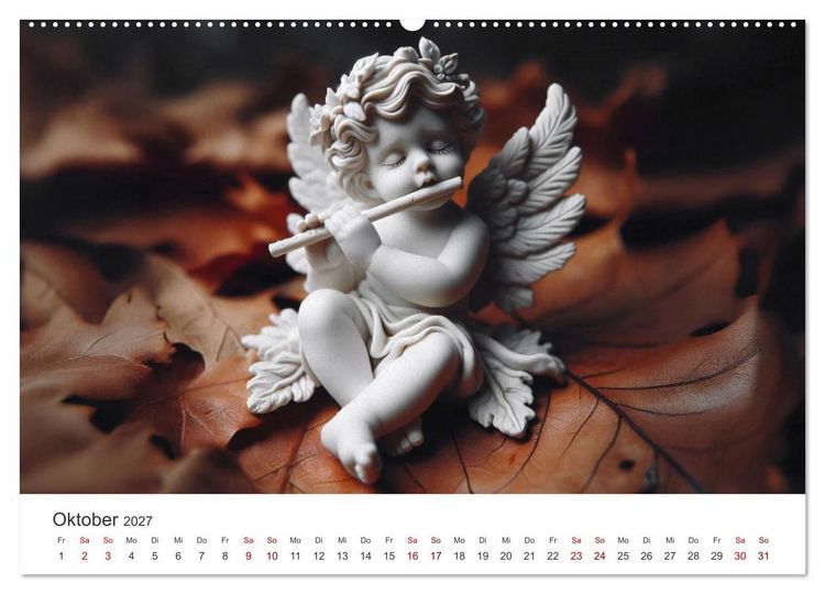 Produktbild: Niedliche Putten (Wandkalender 2027 DIN A2 quer), CALVENDO Monatskalender