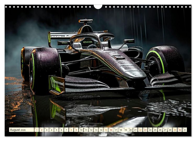 Produktbild: Rennwagen Fantasien (Wandkalender 2026 DIN A3 quer), CALVENDO Monatskalender