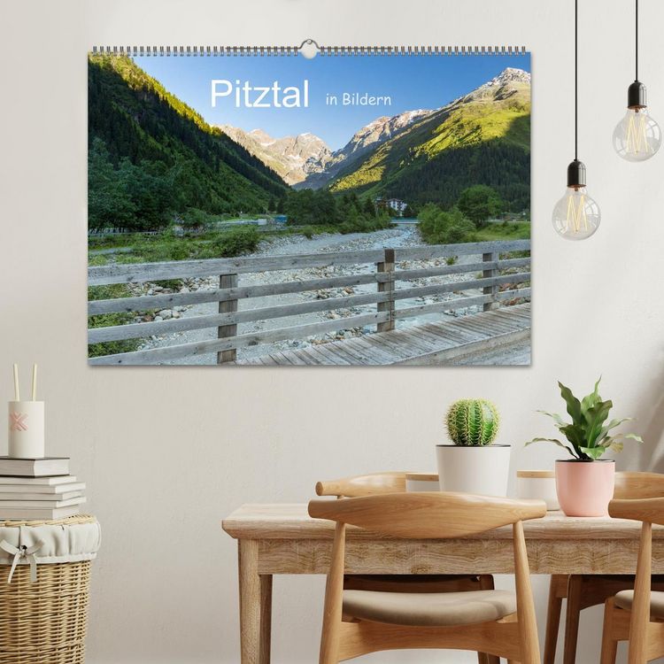 Produktbild: Pitztal in Bildern (Wandkalender 2026 DIN A2 quer), CALVENDO Monatskalender