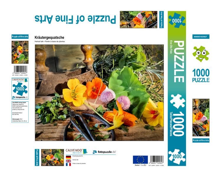 Produktbild: CALVENDO Puzzle Kr&auml;utergequatsche | 1000 Teile Lege-Gr&ouml;&szlig;e 64x48cm Foto-Puzzle f&uuml;r gl&uuml;ckliche Stunden